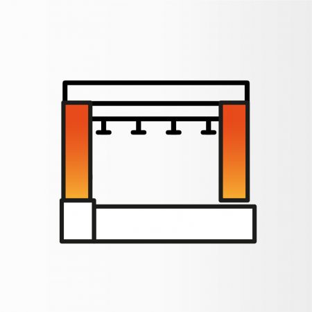 Ihr Logo auf den Seiten-Bannern der Hauptbühne